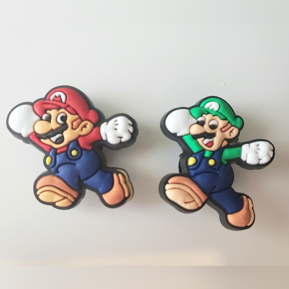 5 x New Croc Charms / Jibbitz, Super Mario Style - Picture 3 of 3